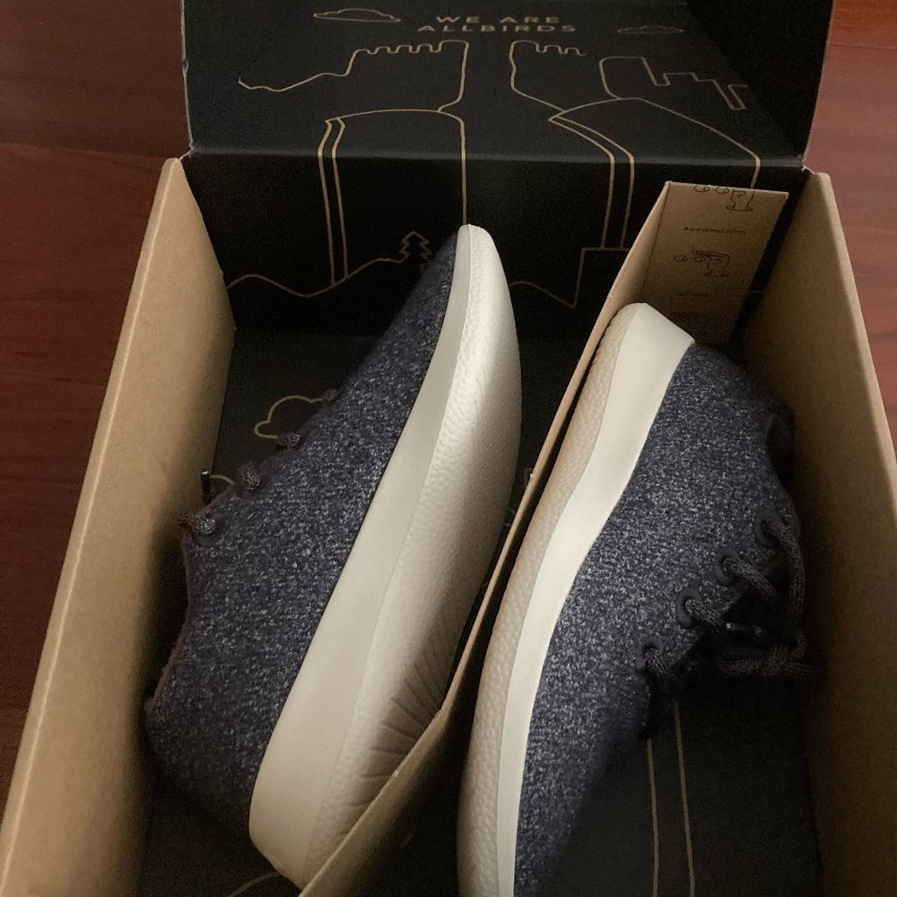 ALLBIRDS Womens Wool Runners MATTERHORN Dk Gray Sneaker Shoe Limited Ed NEW Sz 8 - Picture 4 of 7
